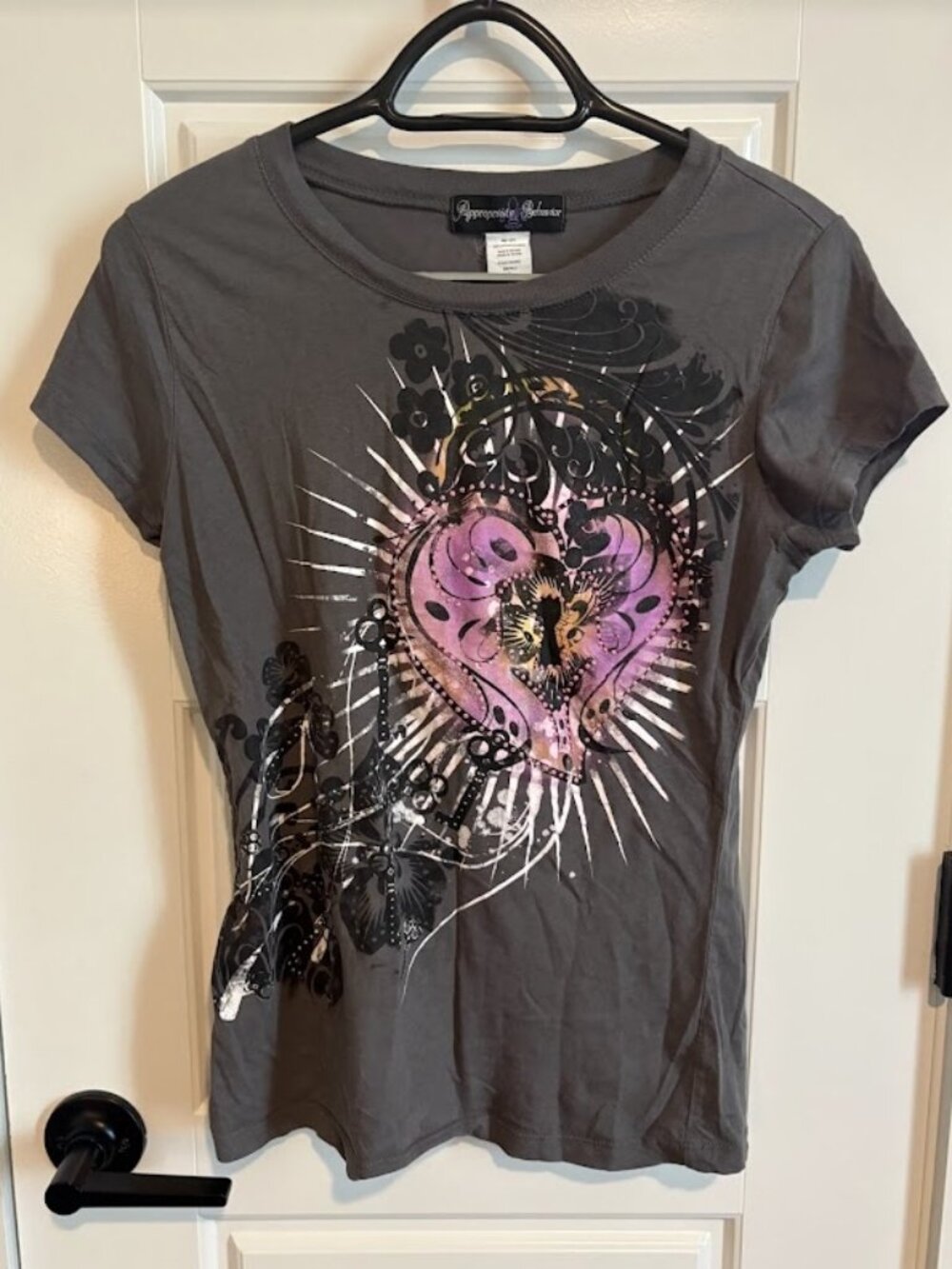 Appropriate Behavior Y2K Graphic Tee
